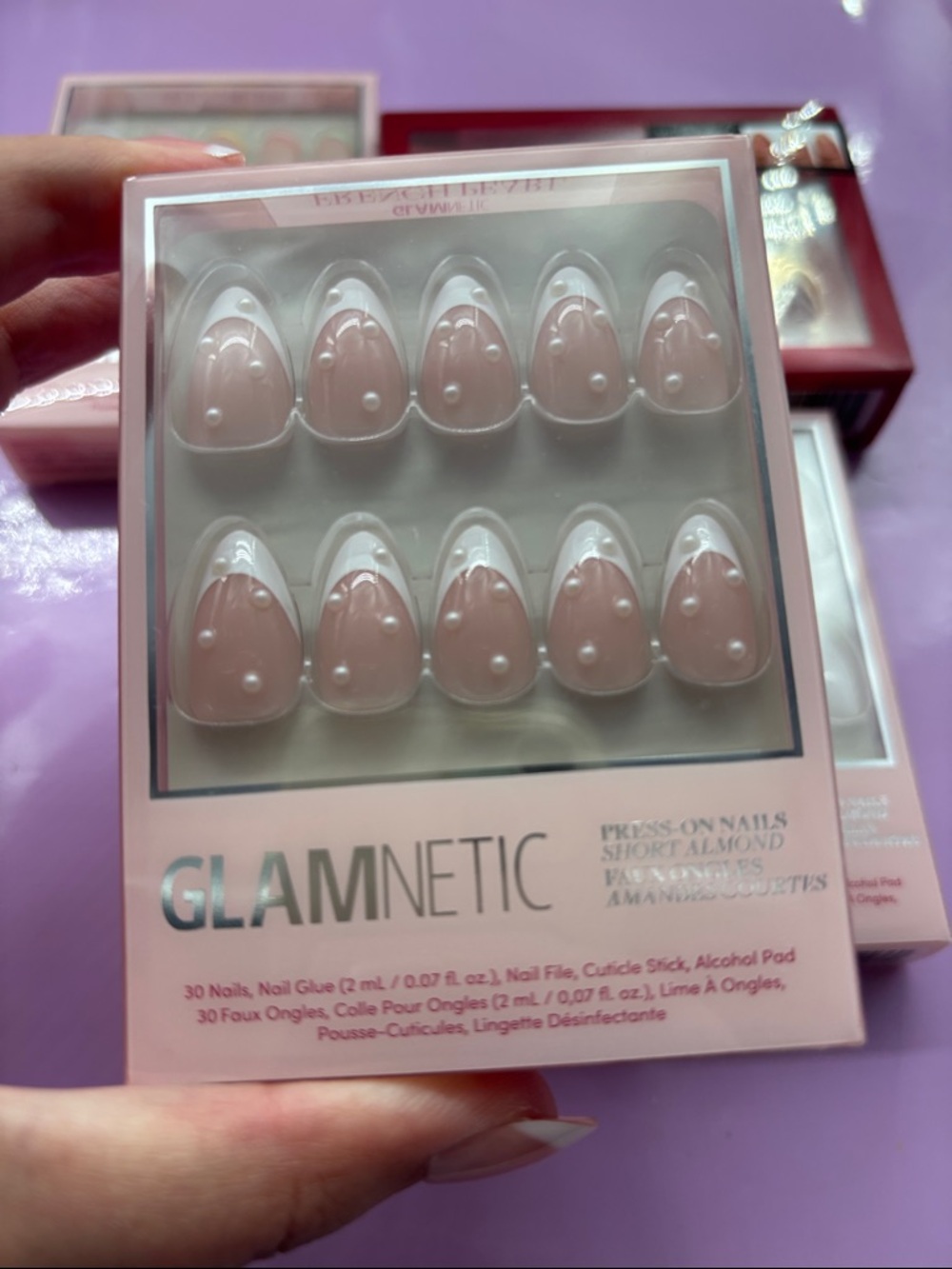 4 NEW glamnetic presson nail kits
